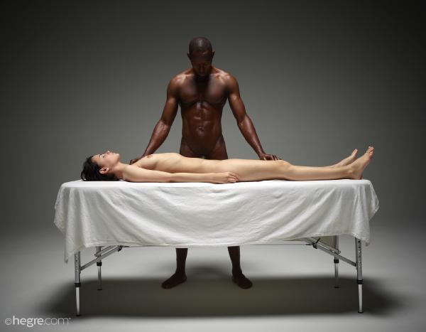 Ariel och Mike sexuell massage #18
