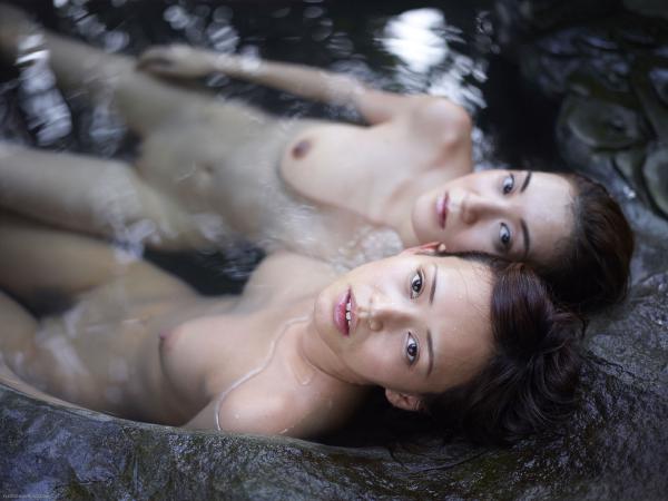 Mayuko un Saki pūķa karstā avota daļa2 #37