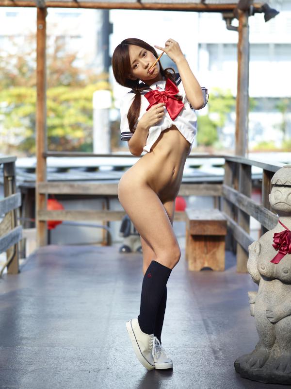 真由子日本校服 #130